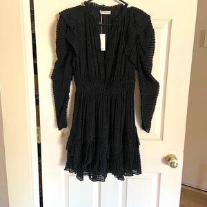 Ulla Johnson Leah black / noir dress size 2 NWT